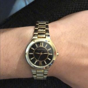 Anne Klein gold watch
